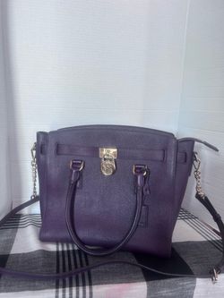 Michael Kors bag purse handbag plum