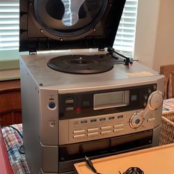 Record Player Stereo System
