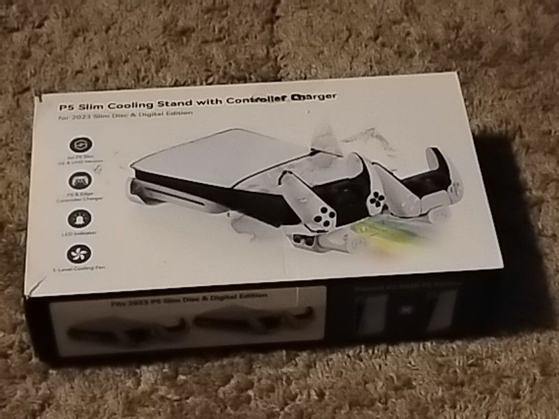 PS5 Cooling Station W/Charging Port (Horizontal) 2023 SLIM
