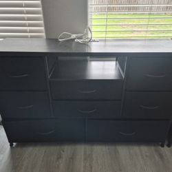 TV Stand Black With Power Outlet