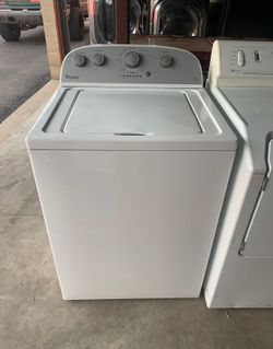 White Whirlpool Washer