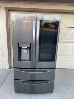 Refrigerator LG Stainless Steel black 4 Door 
