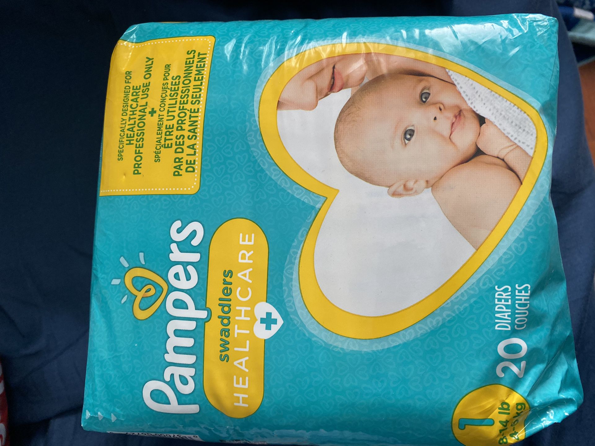 New Pampers, New clipper, newborn belly button protectors.