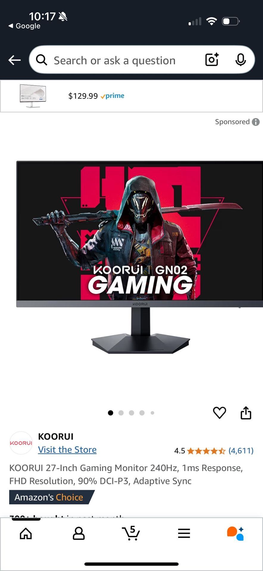 27in Gaming Monitor