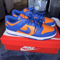 Nike Dunk Low “Knicks” Size 11, Brand New With Box, Dm If Interested 🧡