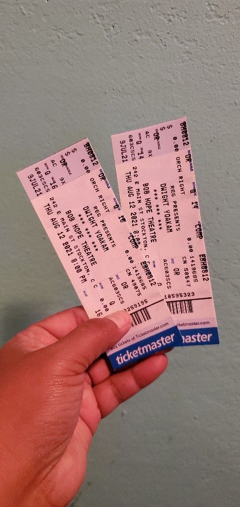 2 Dwight Yoakam TICKETS AT BOB HOPE THEATER..THURSDAY AUGUST 12tH
