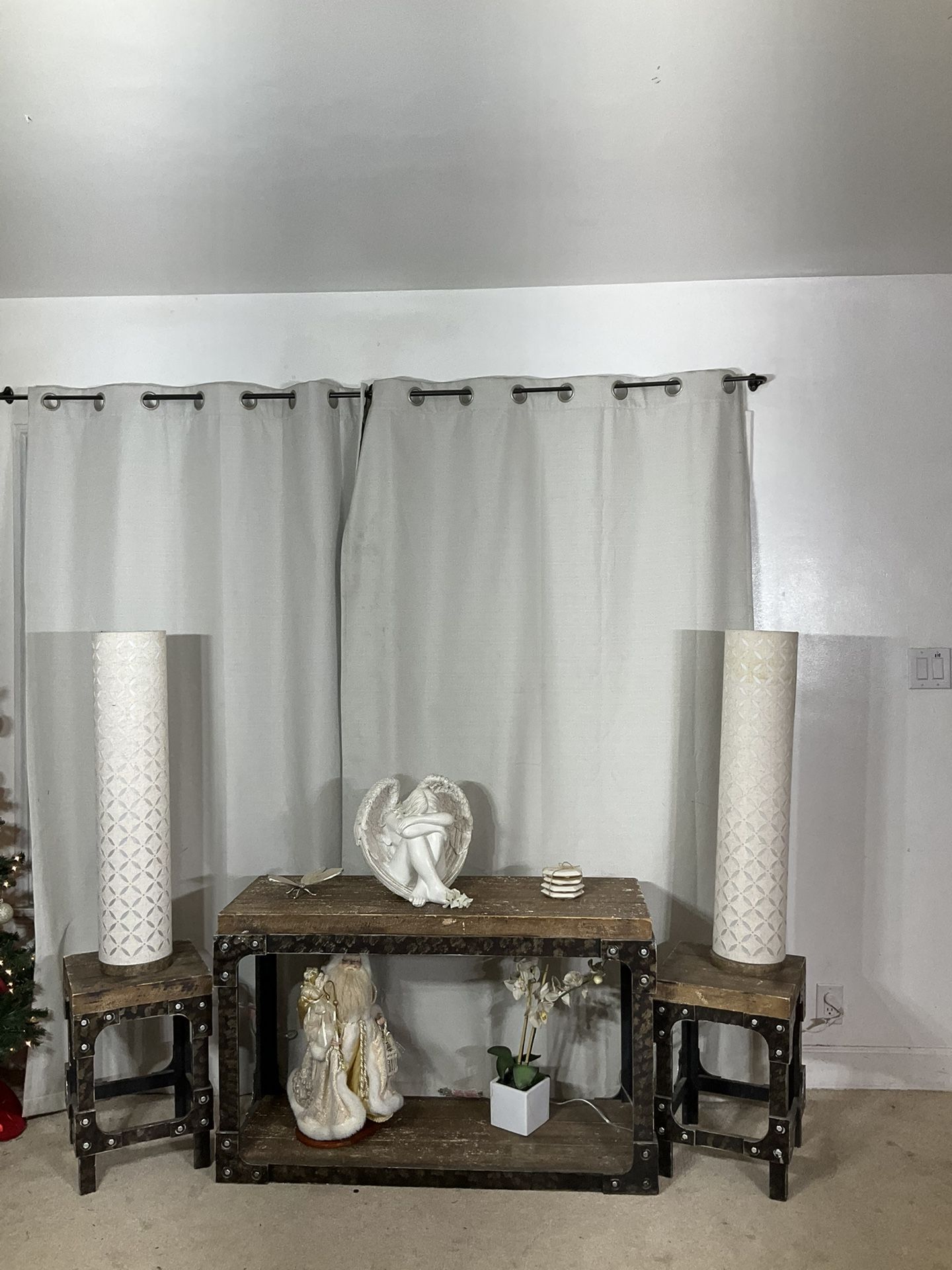 Rustic Industrial Style Accent Tables Set Of 3