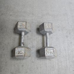 Set of 35lbs dumbell