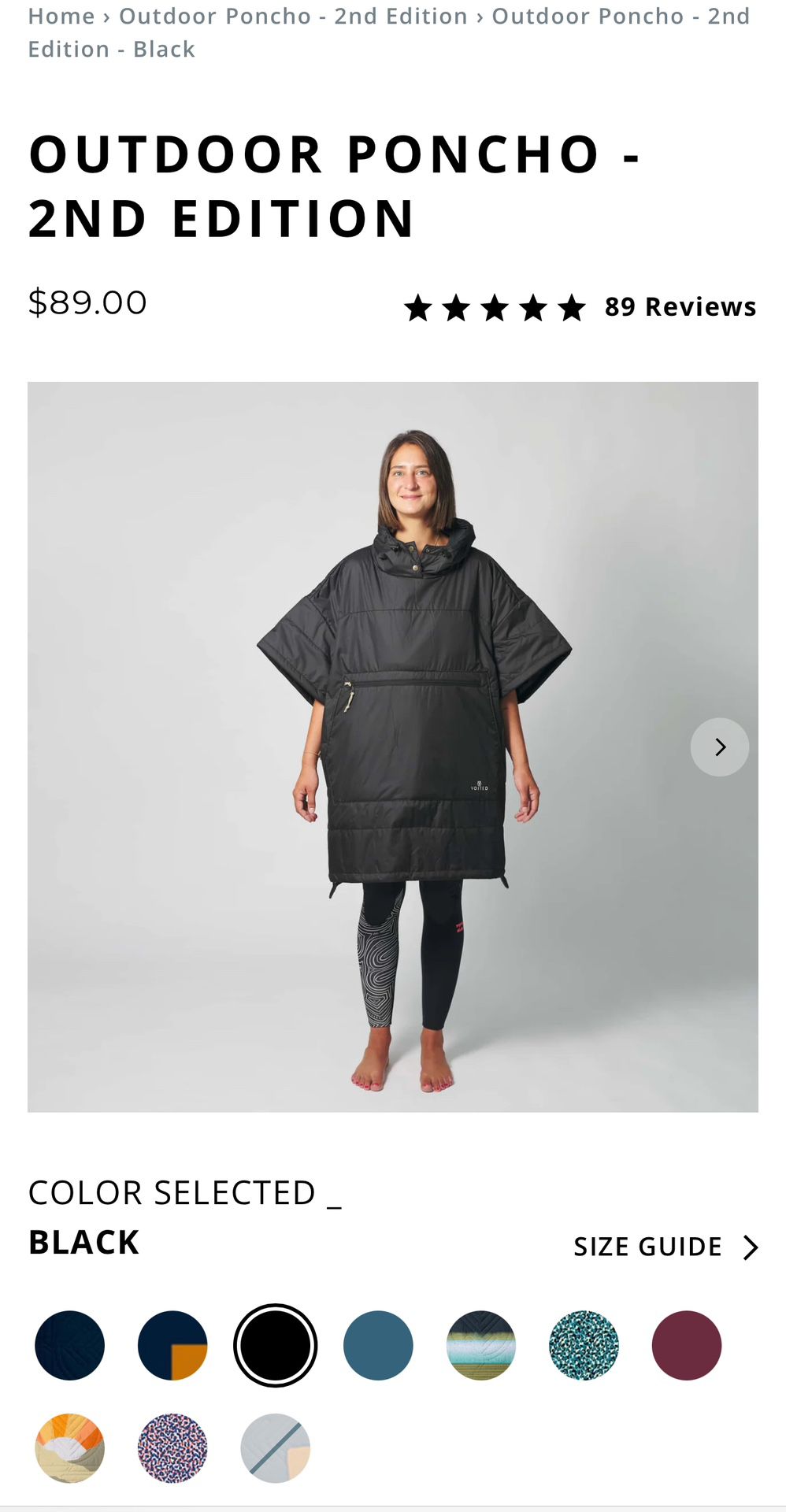 VOITED Outdoor Poncho 