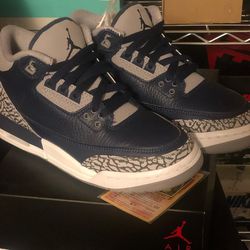 2021 AIR JORDAN 3 RETRO GS “Georgetown” Sz6.5y=8w