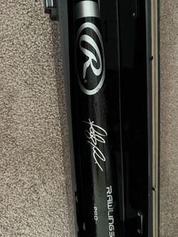 Tatis Jr Bat Autographed