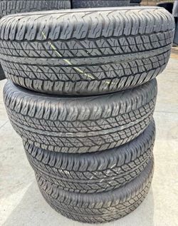 265/70r17 Dunlop Tires Con 80% de vida las 4