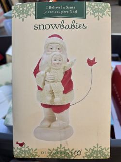 Snowbabies I Believe In Santa 