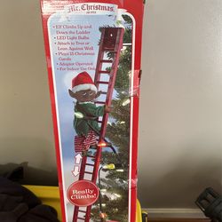 Tree Climbing Elf Decoration