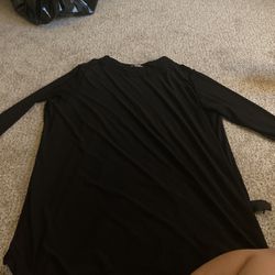 Black Long Sleeve Tunic 
