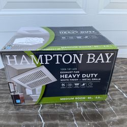 Hampton Bay Heavy Duty Bathroom Vent Fan 80 CFN - New in Box