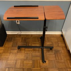 Adjustable bedside table laptop stand movable tilting medical great price