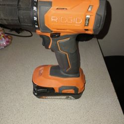 Ridgid Drill No Charger Works Great 