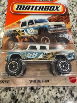 Matchbox '68 Dodge D-200 Die-Cast Car