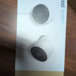 2 Nest outdoor Cameras 
