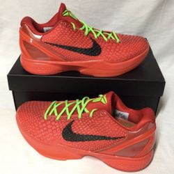  Nike Kobe 6 Protro Men’s SZ: 13 Low Reverse Grinch Orange FV4921-600 New O. Box