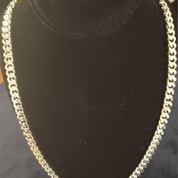 24" Italian Silver Necklace 