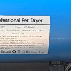 Pro Dog Air Dryer 