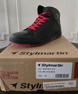 Stylmartin Double WP Riding Shoes - Size EUR 43/US 10