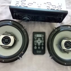 Pioneer Remote No Bluetooth 61/2 Speakers 