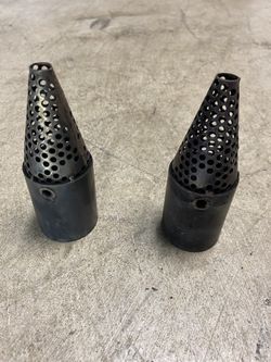 Motorcycle exhaust baffles