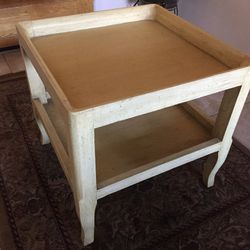 Wooden end table 