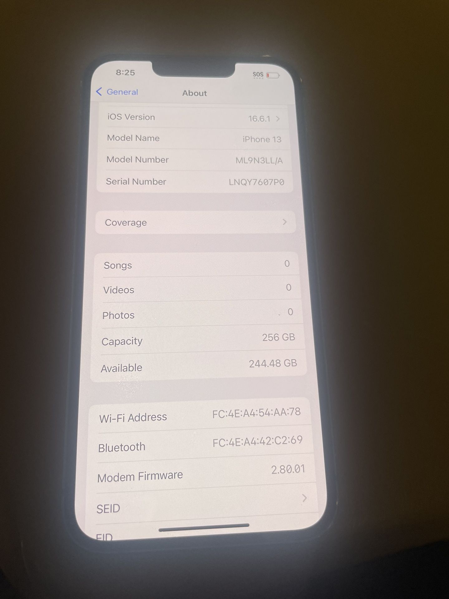 IPhone 13 256 gbAT&T only