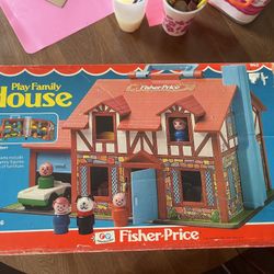 FISHER PRICE PLAY FAMILY HOUSE LITTLE PEOPLE 952 