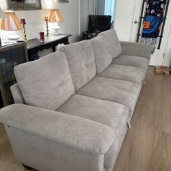 Gray Pingliang Home Sofa. Pick Up And Cash Only!