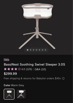 Halo BassiNest Soothing Swivel Sleeper 3.0S