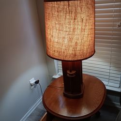 A small light table