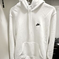 Nike Fleece Hoodie - Men’s Medium - Brand New - White