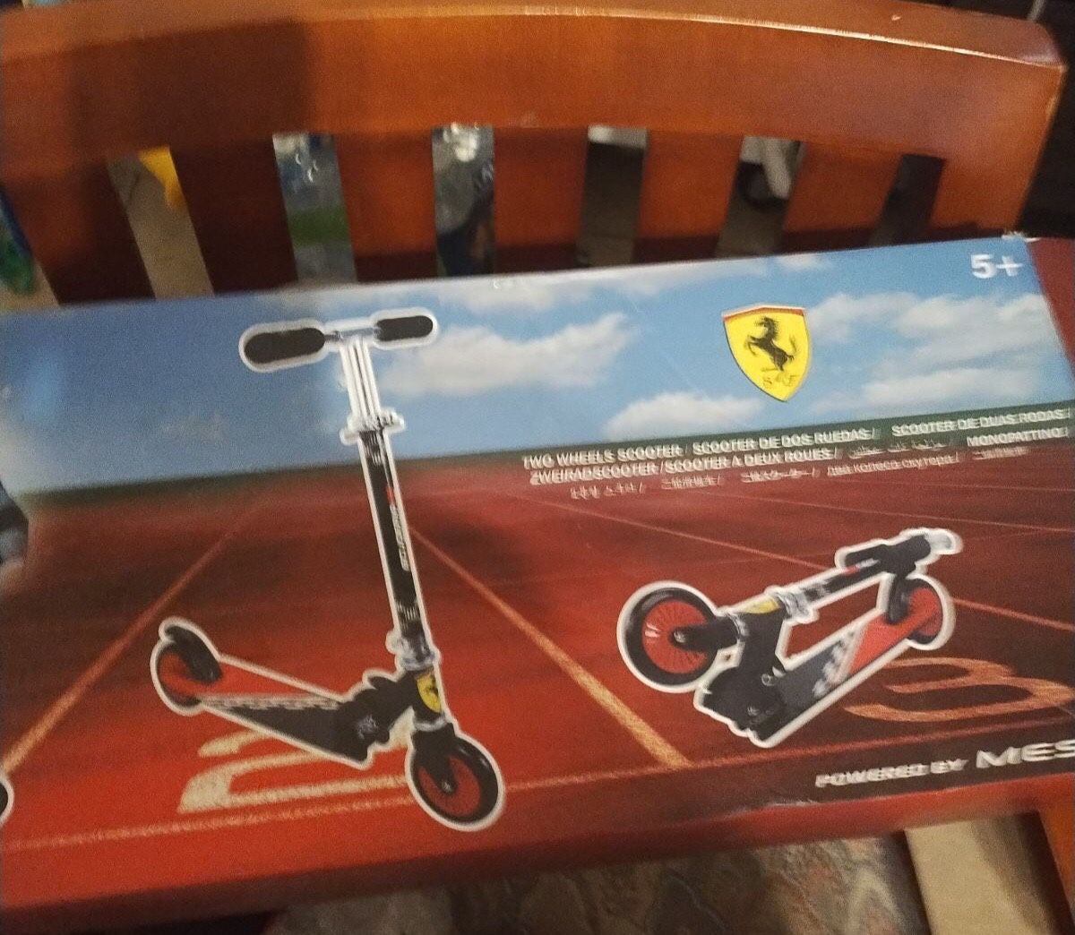 Ferrari Kick Scooter For Kids Foldable Scooter