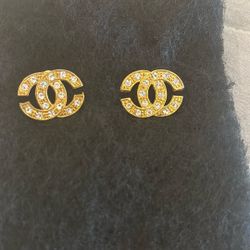 Channel Pair Of Earrings 