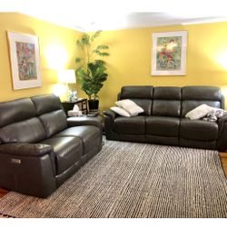 Leather Sofa And Loveseat