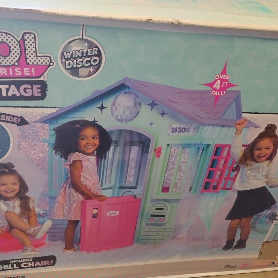 Little Tikes L.o.l. Surprise! Small Winter Disco Cottage Playhouse : Target