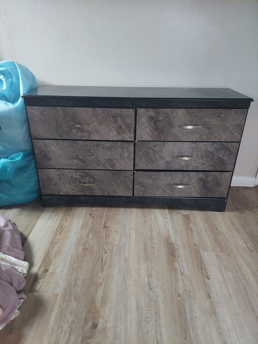 Used Dresser Brown With Nartural Front Finish