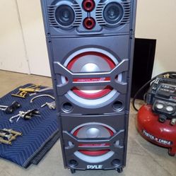  Pyle PSUFM1043BT Bluetooth PA Loudspeaker Karaoke Entertainment System