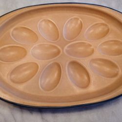 Vintage Pfaltzgraff Folk Art Egg Plate #780