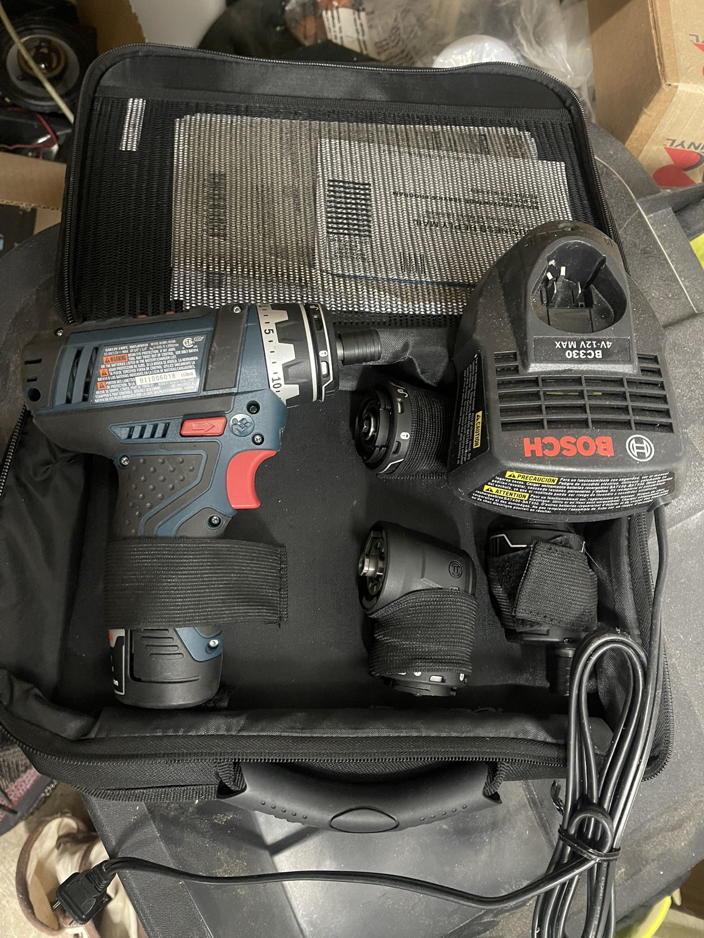 Bosch Interchangeable Drill Set 12v