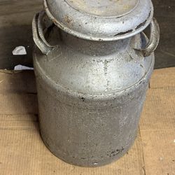 Metal Milk Canister