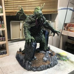 cthulhu statue painted