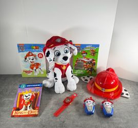 PAW Patrol Marshall Bundle – Plush, Books, Toys