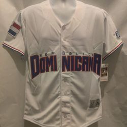 New mens soto Dominican Republic Jersey Stitched