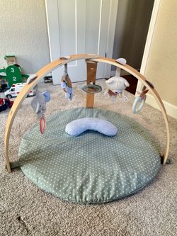 Wooden activity gym
